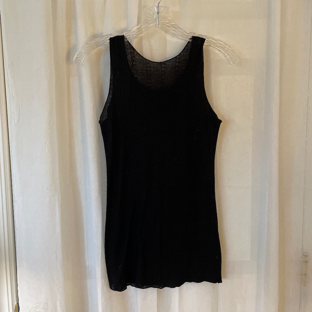Black tank top